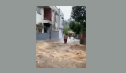 Video Banjir Akibat Air Laut Pasang di Manado Viral