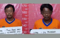 Bawa Kabur dan Gadaikan Motor Rekannya, Dua Pria Ditangkap