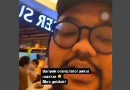 Pria di Surabaya yang Sebut Pengunjung Mal Bermasker Orang Tolol Diamankan