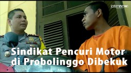Video: Sindikat Pencuri Motor di Probolinggo Dibekuk
