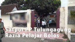 Video: Satpol PP Tulungagung Razia Pelajar Bolos