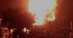 Gudang Thinner di Menganti Gresik Terbakar, Sempat Terdengar Ledakan