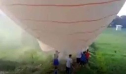 Polisi Gandeng Lanud Iswahyudi Gunakan Helikopter Razia Balon Udara