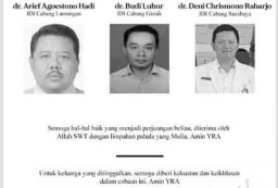 IDI Kembali Berduka, Sehari 3 Dokter di Jatim Meninggal Positif Corona