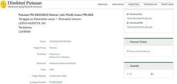 Terdakwa Pemalsu Merek Garam Divonis 1 Tahun Penjara