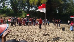 Upacara HUT ke-75 RI dan Pesan Moral Menjaga Sungai di Ponorogo