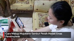 Video: Cara Wabup Mojokerto Sambut Peraih Medali Emas Paralimpiade