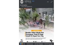 Viral Video Duel Dua Wanita Diduga di Depan Suncity Mall Madiun