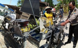 Motor Dinas Ditabrak Truk di Ngawi, Wakapolsek Pangkur Tewas
