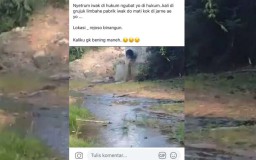 Warga Blitar Protes Cairan Gelap di Sungai Diduga Limbah Pabrik Gula
