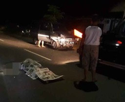 Motor ' Adu Banteng' dengan Mobil, Pemuda ini Langsung Tewas