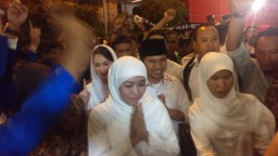 Berita Foto: Semangat Penantang Gus Ipul Jelang Debat Perdana