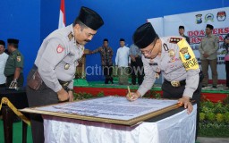 Jelang Pilgub Jatim, Polres Situbondo Gelar Doa dan Deklarasi Damai
