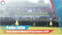 Video: Polda Jatim Gelar Operasi Mantap Praja Semeru 2018