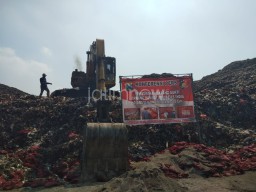 Satgas Pangan Polda Jatim Musnahkan 70 Ton Bawang Bombai India