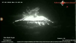 Video: Gunung Agung di Bali Erupsi