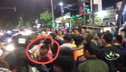 Gagal Kabur, Maling Motor di Surabaya ini Babak Belur Dimassa
