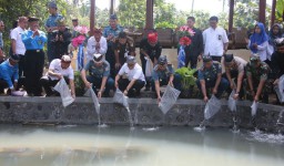 Pemkab Banyuwangi Berkolaborasi dengan TNI AL Kembangkan Kampung Sidat