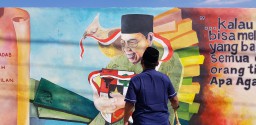 Mural Nasionalisme Ada di Trenggalek