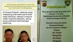 Viral Penculik Anak Bergentayangan, Polisi: Hoax