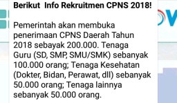 Beredar Info Rekruitmen CPNS 2018, Kemenpan RB: Hoax