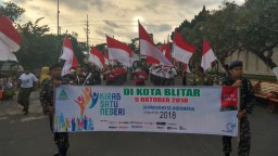 Rombongan Kirab Satu Negeri Bertolak dari Blitar ke Tulungagung