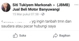 Akun FB yang Curhat Dihamili Pak Camat Juga Kerjai Warga Sidoarjo