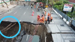 Di Balik Amblesnya Jalan Raya Gubeng, Terlihat Jalur Trem?