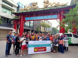Asyiknya Jeprat Jepret di Kota Tua Surabaya