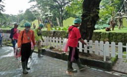 Cegah Virus Corona, Kandang dan Area Bermain KBS Disemprot Disinfektan