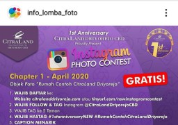 CitraLand Driyorejo Gelar Lomba Foto 'Rumah Contoh', Ini Reaksi Polisi