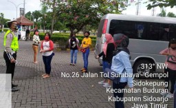 18 Pekerja Migran asal NTB Diamankan di Tol Surabaya-Gempol
