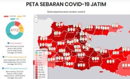 Update Covid-19 Jatim: Positif 4112, Sembuh 548, Meninggal 337