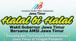 Kali ini AMSI Halal Bihalal Online dengan Wakil Gubernur Jatim
