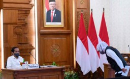 Foto: Saat Presiden Jokowi Kunjungi Grahadi