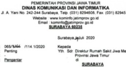 Anak Buah Positif Corona, Kadiskominfo Jatim Terkesan Merahasiakan?