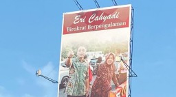 Inspektorat Berani Tertibkan Reklame Berfoto Pejabat Publik Eri-Risma?