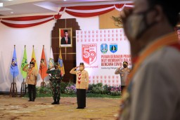 Pramuka Diminta Wujudkan Bela Negara dari Disiplin Protokol Kesehatan