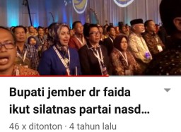 Ketika Bupati Jember dr  Faida di Kegiatan NasDem
