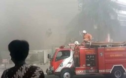 Basement Gedung Diagnostic Center RSU dr Soetomo Terbakar