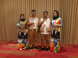 Saat Lita Machfud Arifin dan Tia Mujiaman Dukung Suami, Harmonisnya...