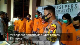 Video: 9 Pengedar Narkoba dan Obat Farmasi Diringkus