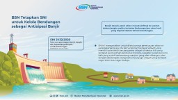 Catat! Bendungan di Indonesia Harus Ber-SNI