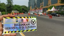 Ada Stiker Khusus untuk Kendaraan Keluar Masuk Surabaya, Begini Syaratnya!