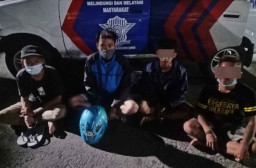 Balap Liar di Margomulyo Surabaya Dibubarkan, 7 Pemuda Ditilang