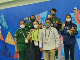 Wow! Pelajar SMPN 40 Surabaya ini Sabet 3 Medali Emas PON XX Papua