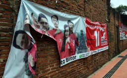 Beberapa Alat Peraga Kampanye PSI di Blitar Rusak, Dirusak?