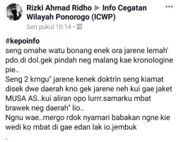 Rumah Warga di Ponorogo Kompak Dijual, Doktrin Kiamat?