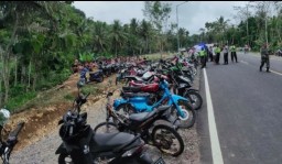 Ratusan Pembalap Kocar-kacir di JLS Malang, 62 Sepeda Motor Diamankan