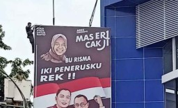 Satpol Diminta Tertibkan Reklame Eri Cahyadi